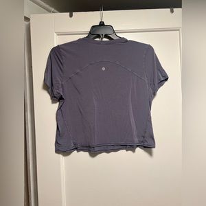 Lululemon Short Sleeve Crop Top